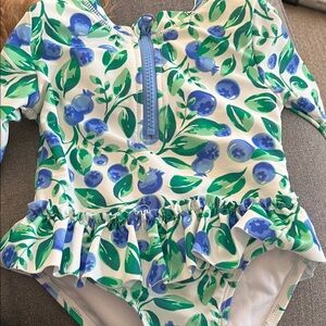 Tommy Bahama Blue and Green Kids Swim Rashguard